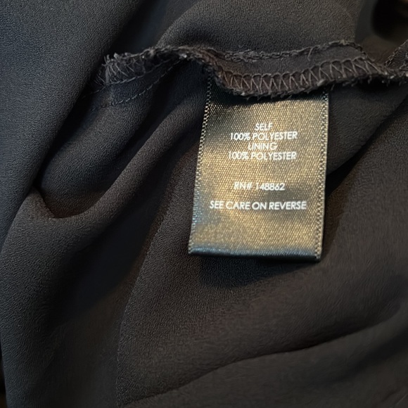 Torrid Black cami with chain design - adjustable straps- lined - Picture 10 of 12